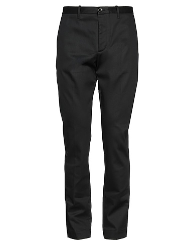 NINE IN THE MORNING Casual trouser Black 98% Cotton, 2% Elastane