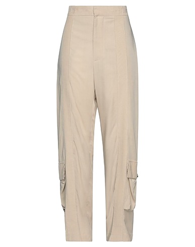 BOTTEGA VENETA Casual trouser Ivory 100% Viscose, Cotton