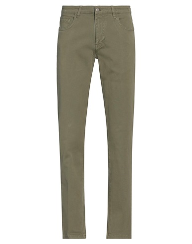 BETWOIN Pantalone Verde militare 97% Cotone, 3% Elastan