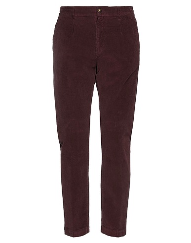 CRUNA Casual trouser Burgundy 98% Cotton, 2% Elastane