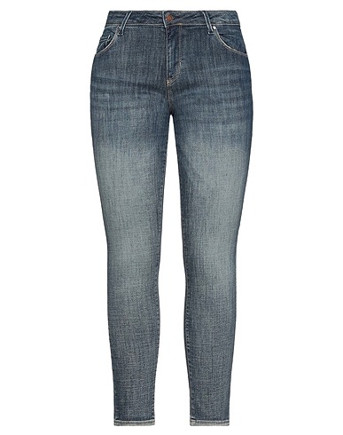 GUESS Denim trousers Blue 71% Cotton, 21% Hemp, 7% Elastomultiester, 1% Elastane