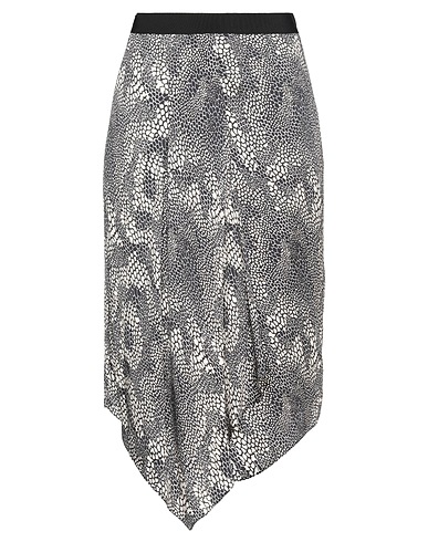 ISABEL MARANT Gonna midi Nero 100% Viscosa, Cotone