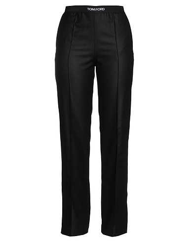 TOM FORD Casual pants Black 100% Cashmere, Polyester, Elastane, Polyamide