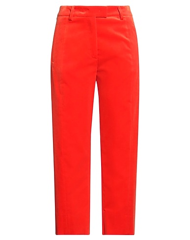 ALBERTO BIANI Casual pants Tomato red 98% Cotton, 2% Elastane