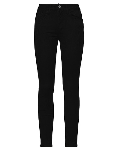 SHAFT Pantalone Nero 98% Cotone, 2% Elastan