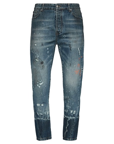 JOHN RICHMOND Denim trousers Blue 100% Cotton