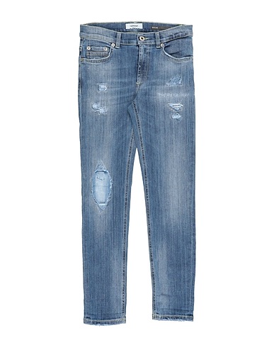 DONDUP Denim pants Blue 92% Cotton, 6% Elastomultiester, 2% Elastane