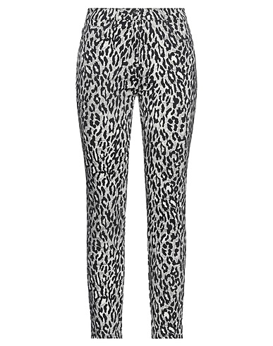 BLUMARINE Denim pants Grey 85% Cotton, 10% Polyester, 5% Rubber
