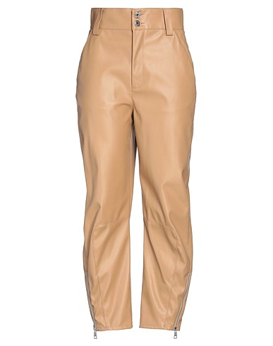 JUST CAVALLI Casual trouser Camel 100% Polyester, Polyurethane