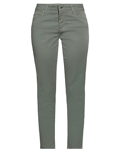 FLY GIRL Pantalon Vert militaire 98% Coton, 2% Élasthanne
