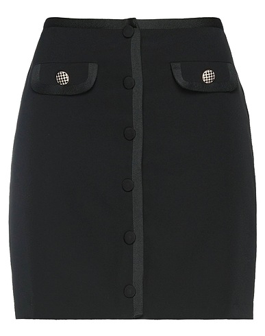 LIU •JO Mini skirt Black 88% Polyester, 12% Elastane