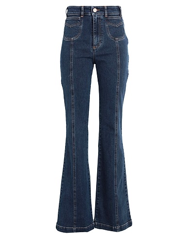 SEE BY CHLOÉ Denim pants Blue 99% Cotton, 1% Elastane