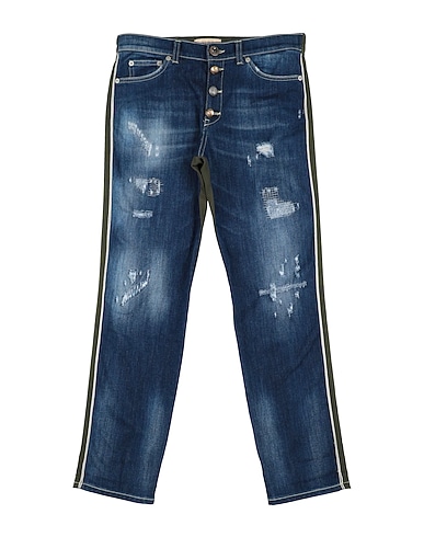 DONDUP Denim pants Blue 89% Cotton, 11% Elastomultiester