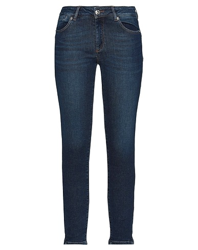 SPORTMAX Denim trousers Blue 95% Cotton, 4% Polyester, 1% Elastane
