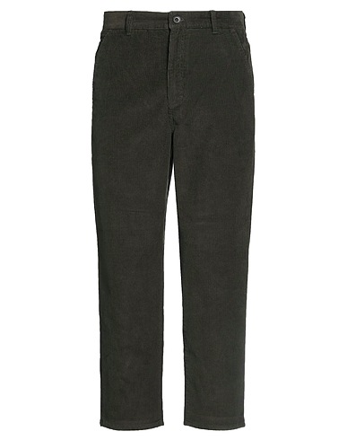 FARAH Casual pants Dark green 100% Organic cotton