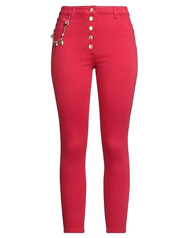 ELISABETTA FRANCHI Denim trousers 92% Cotton, 6% Elastomultiester, 2% Elastane