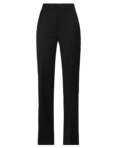 P.A.R.O.S.H. Casual trouser Black 97% Virgin Wool, 3% Elastane