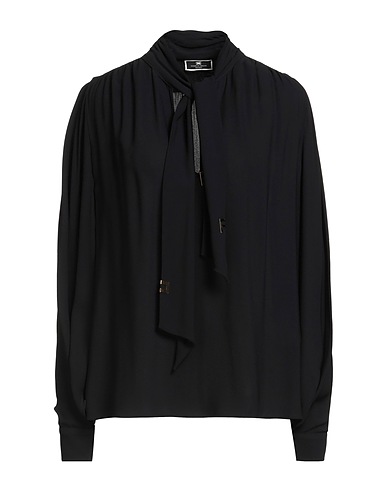 ELISABETTA FRANCHI Top Black 100% Viscose