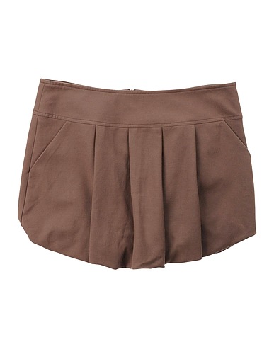 CARLO PIGNATELLI OUTSIDE Skirt Dark brown 53% Cotton, 39% Polyamide, 8% Elastane