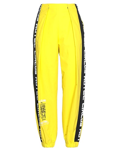 CIRCUS HOTEL Casual trouser Yellow 100% Cotton