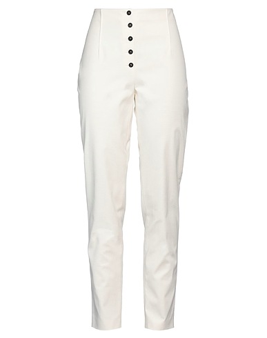 PHILOSOPHY di LORENZO SERAFINI Pantalone Avorio 97% Cotone, 3% Elastan