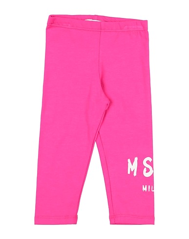 MSGM Leggings Fuchsia 96% Cotton, 4% Elastane