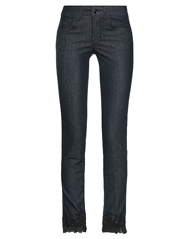 LIU •JO Denim trousers Blue 76% Cotton, 22% Polyester, 2% Elastane