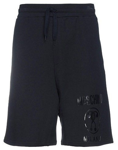 MOSCHINO Shorts & Bermuda Midnight blue 100% Cotton