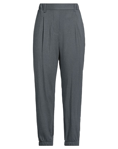 SOALLURE Casual trouser Grey 82% Viscose, 15% Polyester, 3% Elastane
