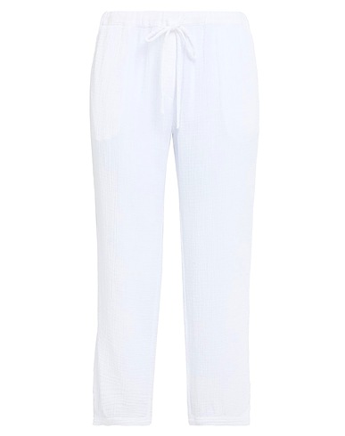 HONORINE Casual trouser White 100% Cotton
