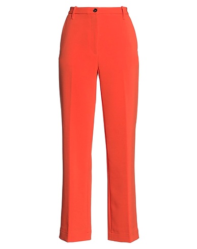 NINE IN THE MORNING Casual trouser Orange 80% Polyester, 14% Viscose, 6% Elastane