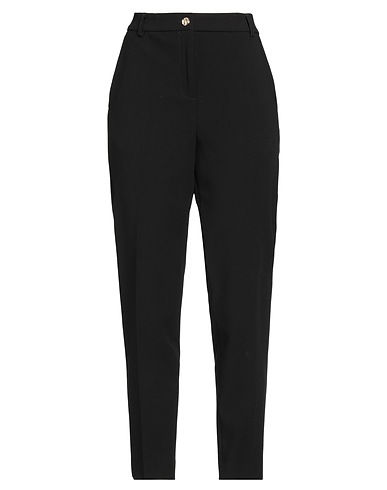 ANNA MOLINARI Casual trouser Black 64% Polyester, 32% Viscose, 4% Elastane
