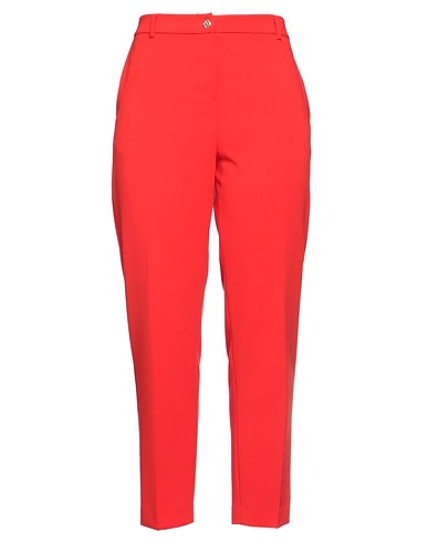 ANNA MOLINARI Pantalone Rosso 64% Poliestere, 32% Viscosa, 4% Elastan