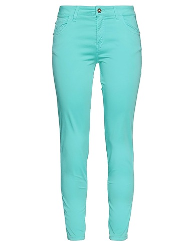 FRACOMINA Casual trouser Light green 95% Cotton, 5% Elastane