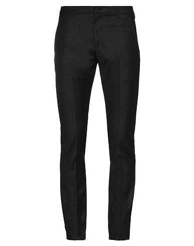 DONDUP Casual trouser Charcoal 99% Virgin Wool, 1% Elastane