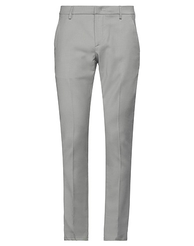 DONDUP Casual trouser Light grey 99% Virgin Wool, 1% Elastane