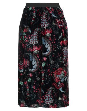 VERSACE ミディ丈スカート ブラック レディース ミディ丈スカート