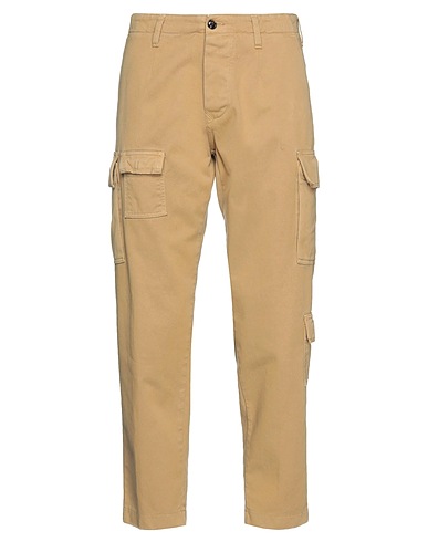 (+) PEOPLE Pantalone Cammello 98% Cotone, 2% Elastan