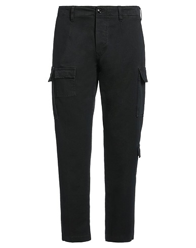 (+) PEOPLE Casual trouser Black 98% Cotton, 2% Elastane