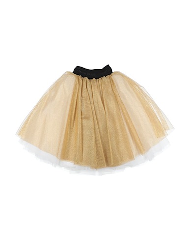 BALMAIN Skirt Gold 60% Polyamide, 40% Polyester
