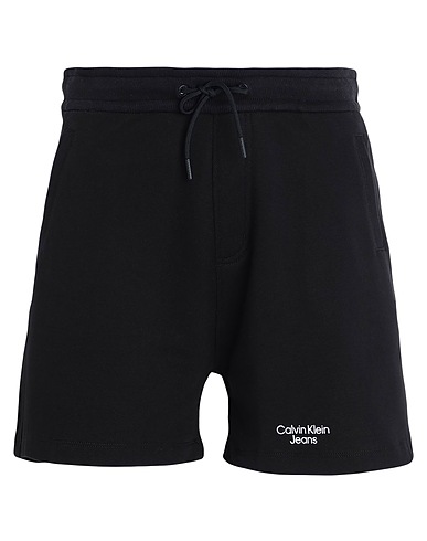 CALVIN KLEIN JEANS Shorts & Bermuda Black 100% Cotton