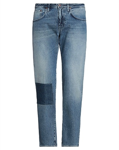 (+) PEOPLE Denim trousers Blue 100% Cotton