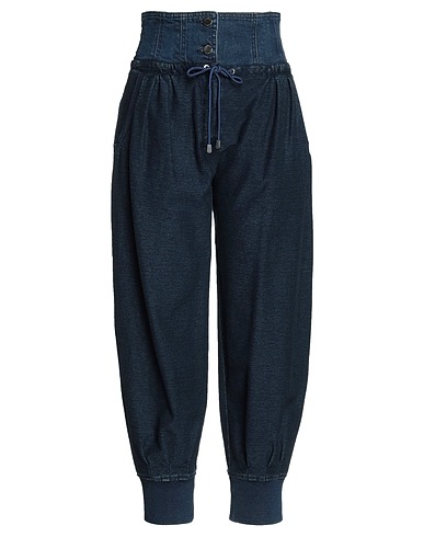 ALBERTA FERRETTI Hosen ATHLEISURE Blau 93% Baumwolle, 7% Elastan