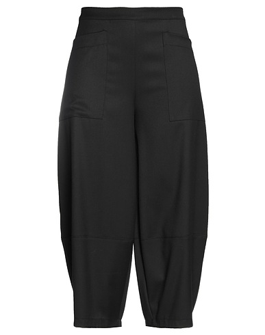 PRE'T A PORTE'R® Casual trouser Black 65% Polyester, 32% Viscose, 3% Elastane