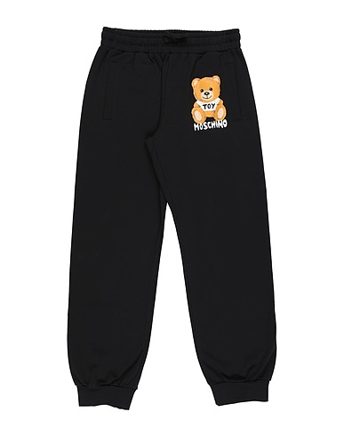 MOSCHINO TEEN Pantalone Nero 95% Cotone, 5% Elastan