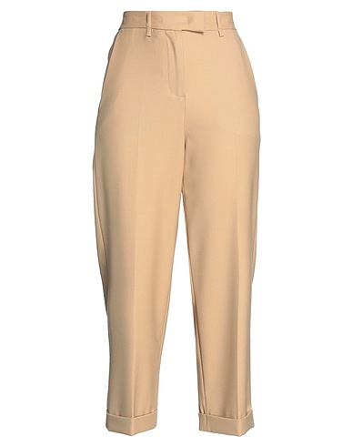 TWINSET Casual trouser Sand 53% Polyester, 43% Wool, 4% Elastane