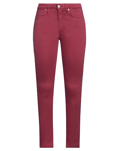 DONDUP Casual trouser Plum 91% Cotton, 5% Elastomultiester, 4% Elastane