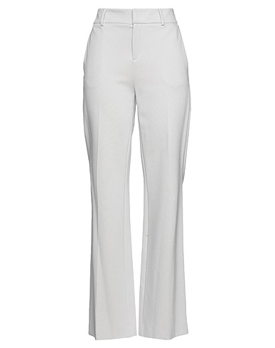 LORENA ANTONIAZZI Casual trouser Light grey 49% Polyester, 27% Virgin Wool, 20% Cotton, 4% Elastane