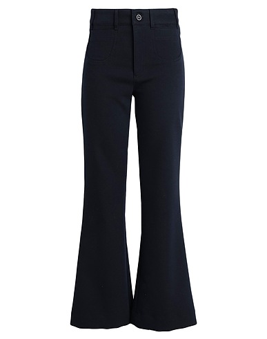 SEE BY CHLOÉ Casual pants Midnight blue 55% Cotton, 24% Polyester, 19% Wool, 2% Elastane
