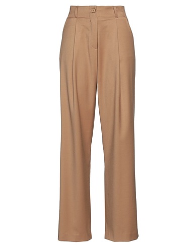 ALPHA STUDIO Casual trouser Camel 62% Polyester, 35% Viscose, 3% Elastane